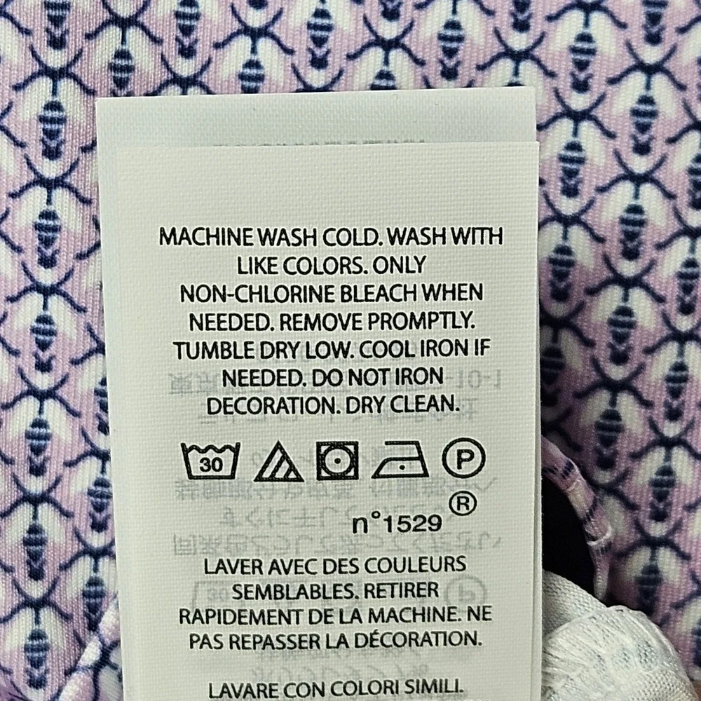 RLX Ralph Lauren Golf Polo Shirt Large NWT Purple Micro Print Wicking Stretch